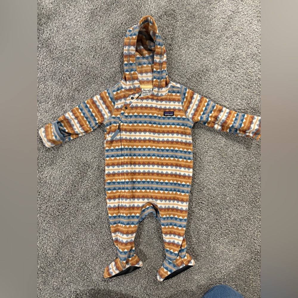 Patagonia Micro Fleece Bunting (size 3-6m)
